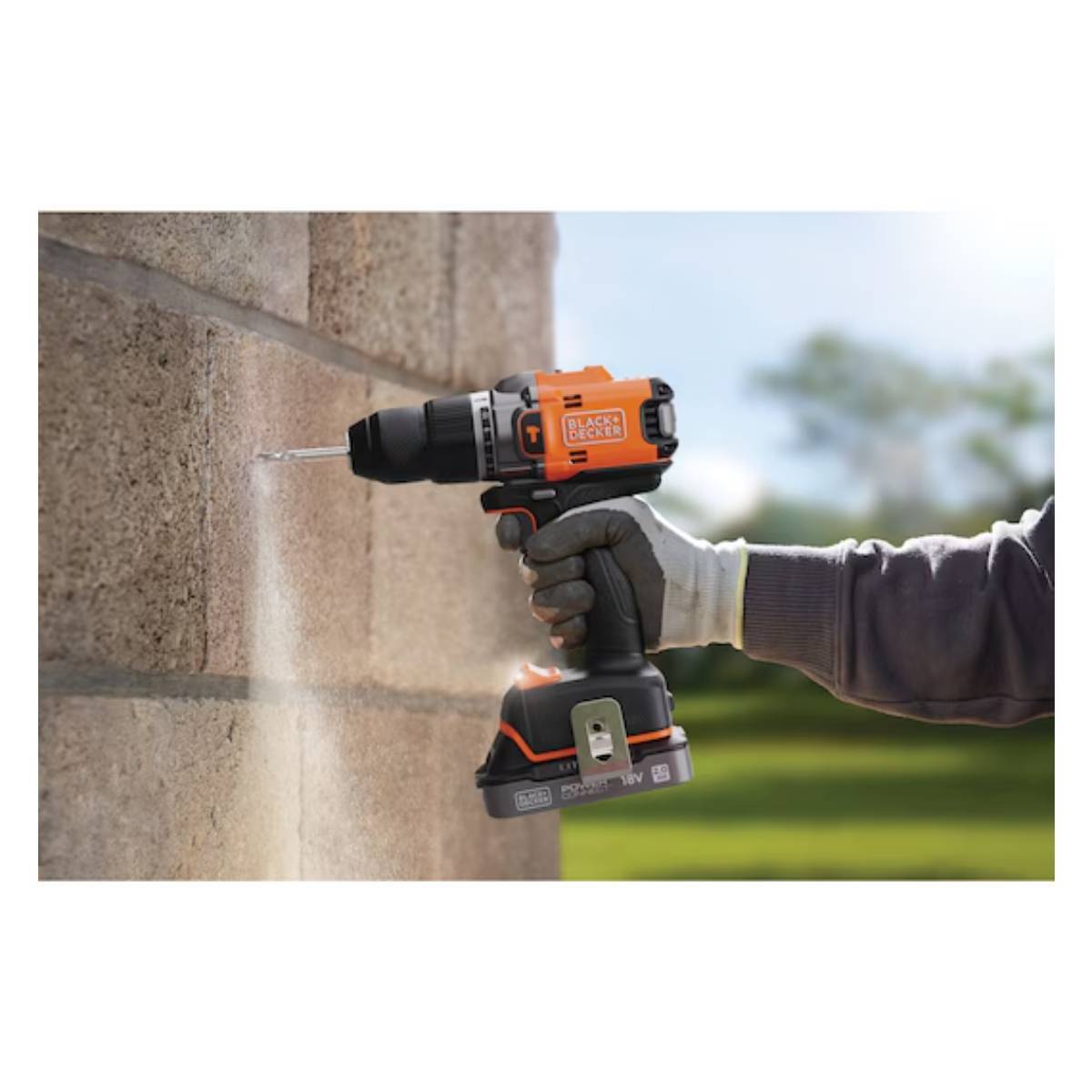 Дрель-шуруповёрт аккумуляторный Black&Decker BLD683D2XKQW 2*2.0 Ah/18 V с ЗУ
