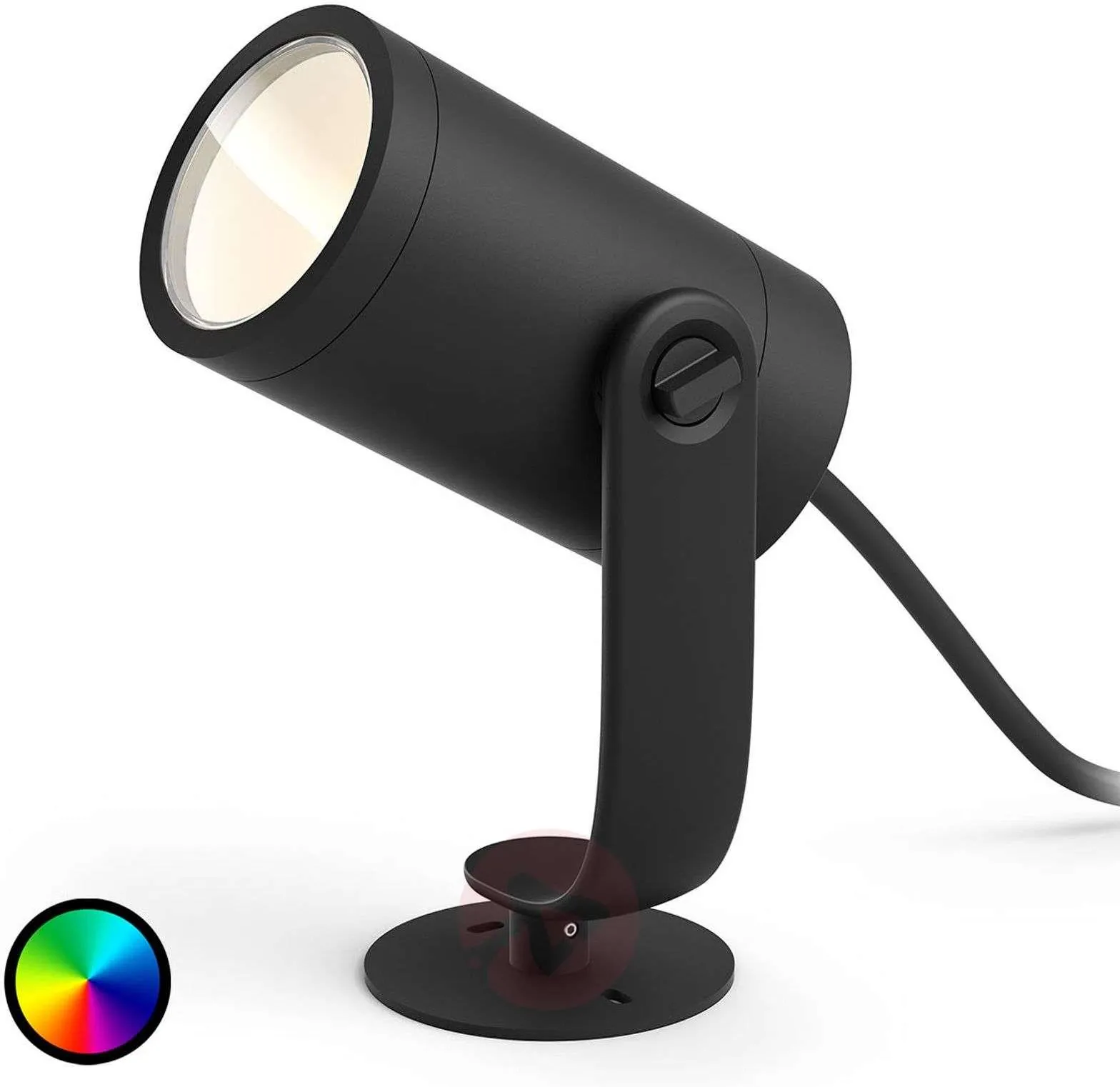 Уличный прожектор PHILIPS Hue White and Color Ambiance Lily черный 1742830P7
