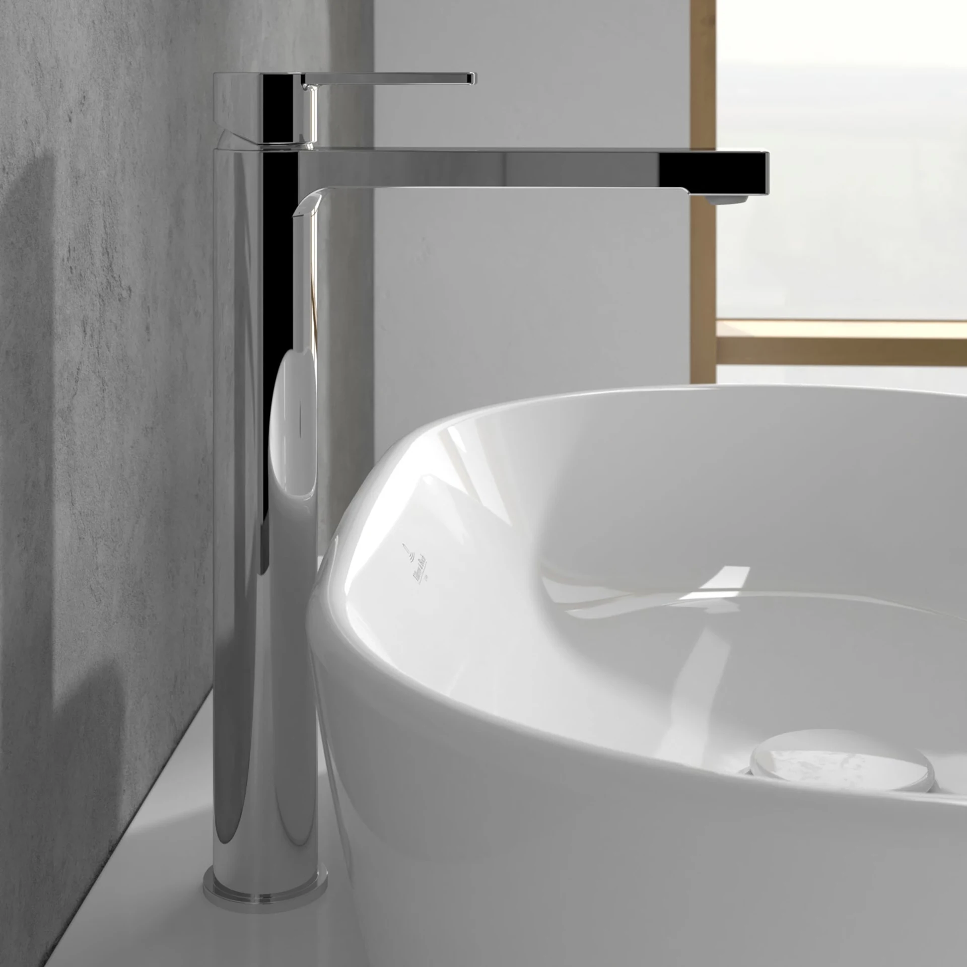 Смеситель для раковины Villeroy & Boch Architectura хром TVW10300500061