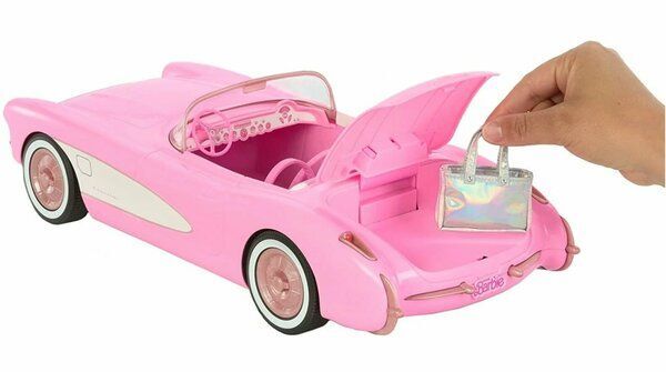 Радиоуправляемая машина Hot Wheels Barbie Corvette Remote Control Corvette (HPW40)194735170890