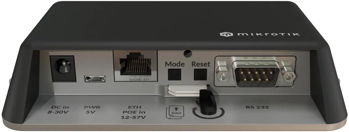 LTE-маршрутизатор MikroTik RB912R-2nD-LTm&EC200A-EU, Wi-Fi 2,4 ГГц 802.11n, LTE Cat1, 10/100 Ethernet, PoE-in