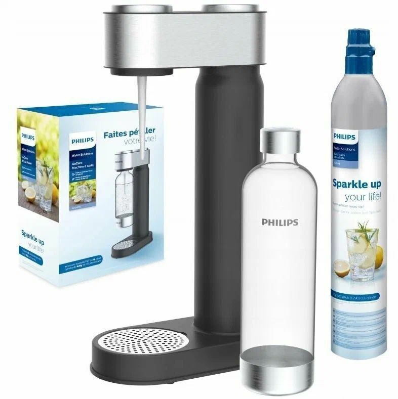Сифон для газирования воды PHILIPS ADD4902BK/10, Black