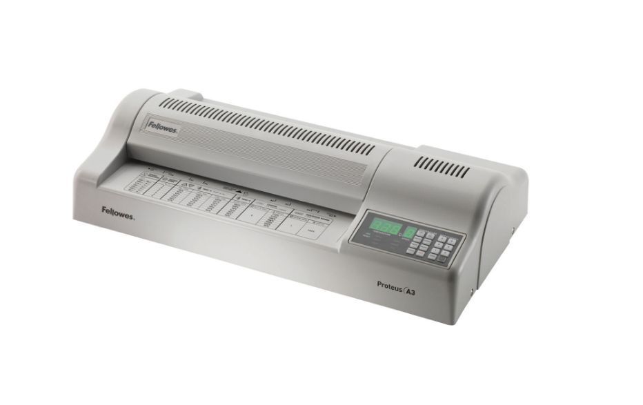 Ламинатор FELLOWES PROTEUS, формат А3, толщина пленки 1 сторона 75-250 мкм, скорость 95 см/мин, FS-57090