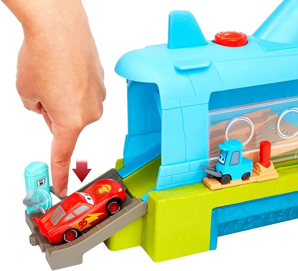 Mattel Cars Whale Супер мойка автомобиля Набор смены цвета HGV70