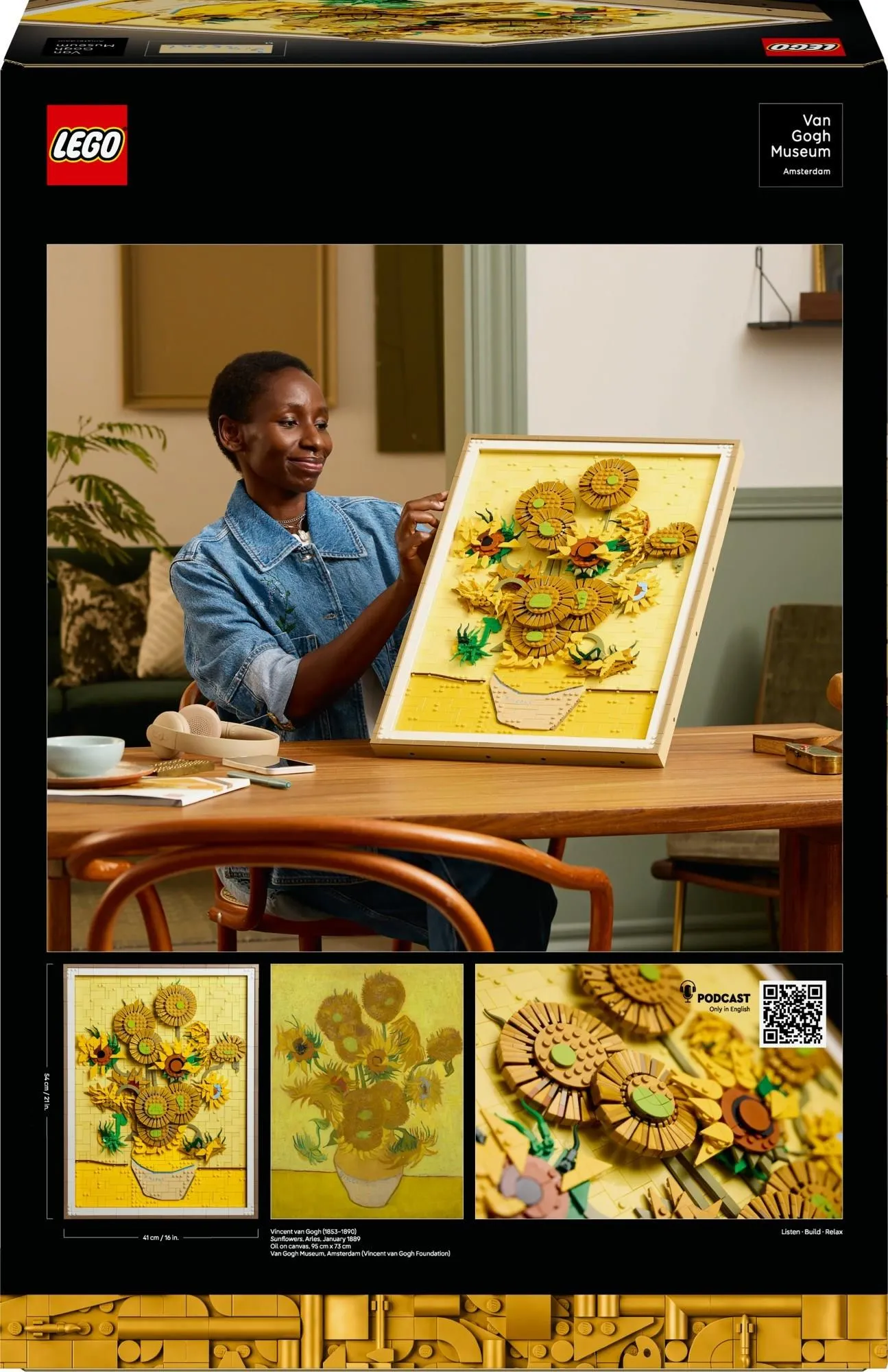 Конструктор LEGO Art 31215 «Подсолнухи» Винсента ван Гога