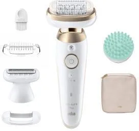Эпилятор Braun Silk-Epil SES9-071 белый