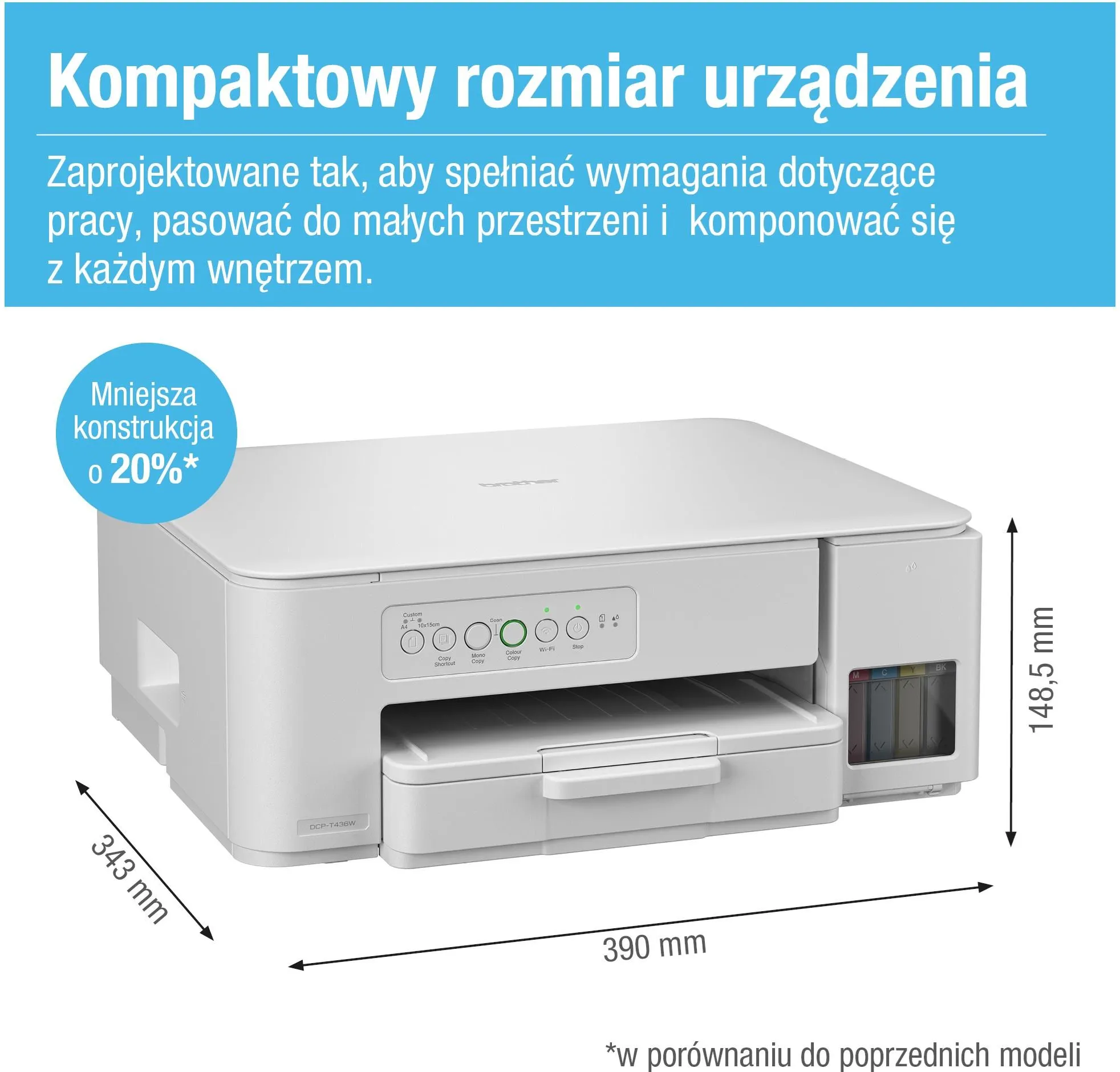 МФУ Brother InkBenefit DCP-T436W