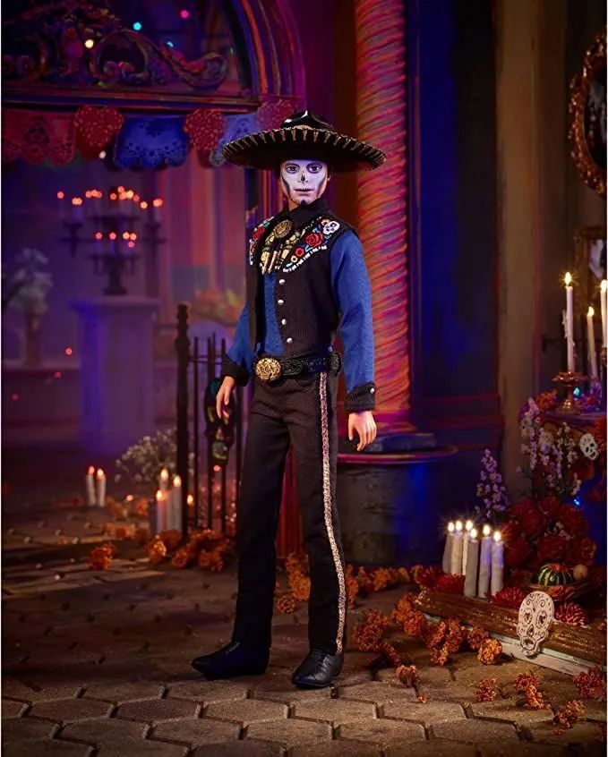 Кукла Barbie Кен Ken Dia de Muertos 2022