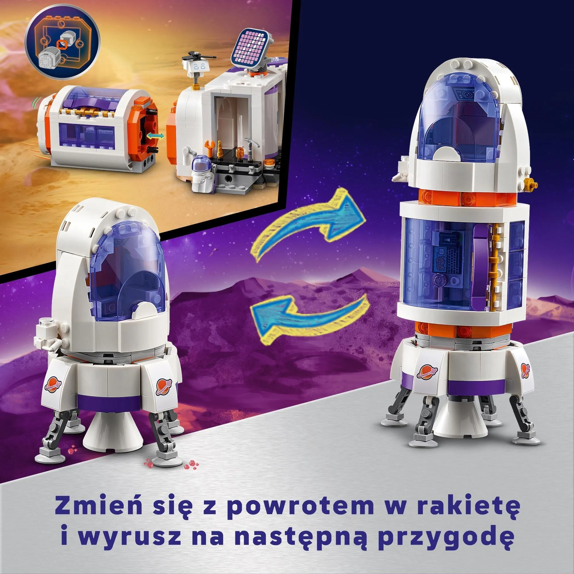Конструктор LEGO Friends 42605 Космическая станция и ракета
