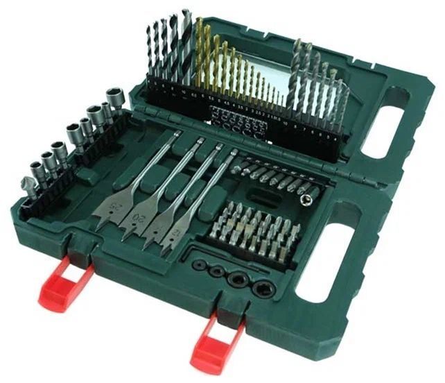 Набор бит и свёрл Metabo 626708000, 86 предм., зеленый