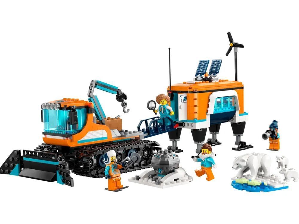 LEGO City 60378 Грузовик Исследователь Арктики и мобильная лаборатория