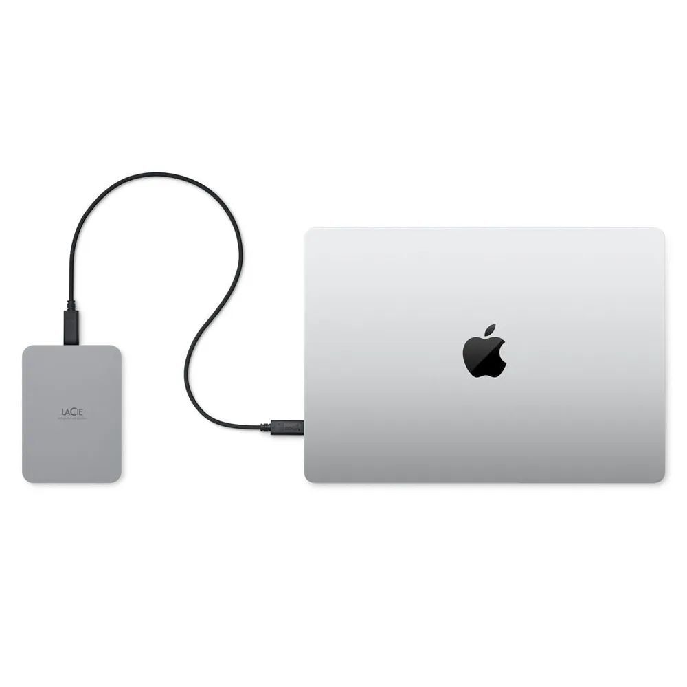 LaCie 4 ТБ Внешний жесткий диск x-Mobile Drive USB3.2 (STLP4000400), серый