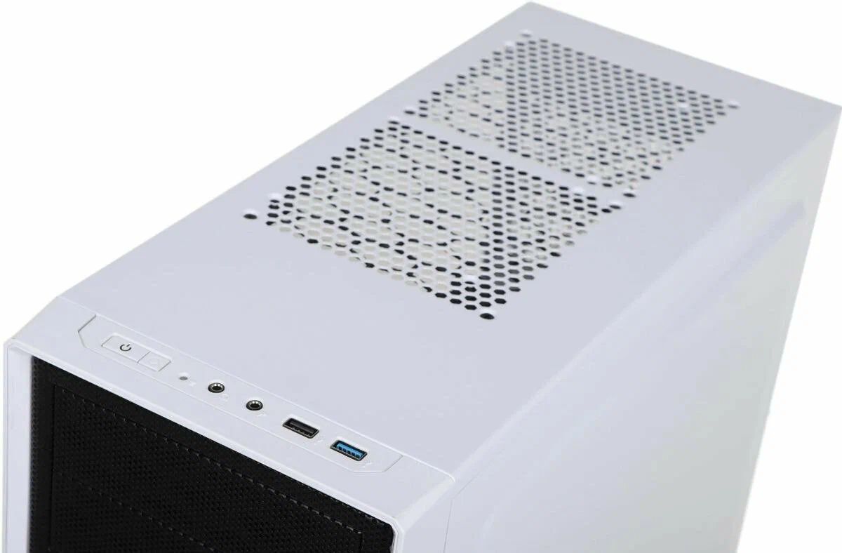 Корпус ATX Fractal Design FOCUS G Window, Midi-Tower, без БП, белый (FD-CA-FOCUS-WT-W)