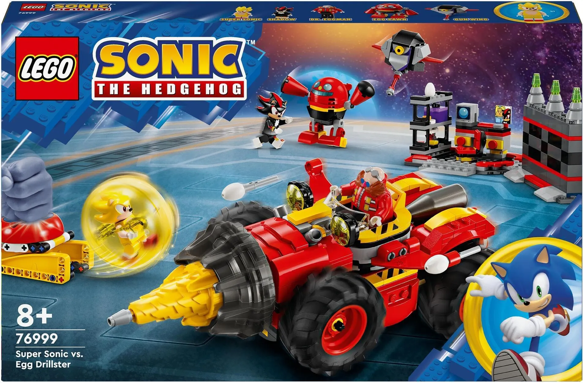 Конструктор LEGO Sonic The Hedgehog 76999 Супер Соник против Яйцедрила