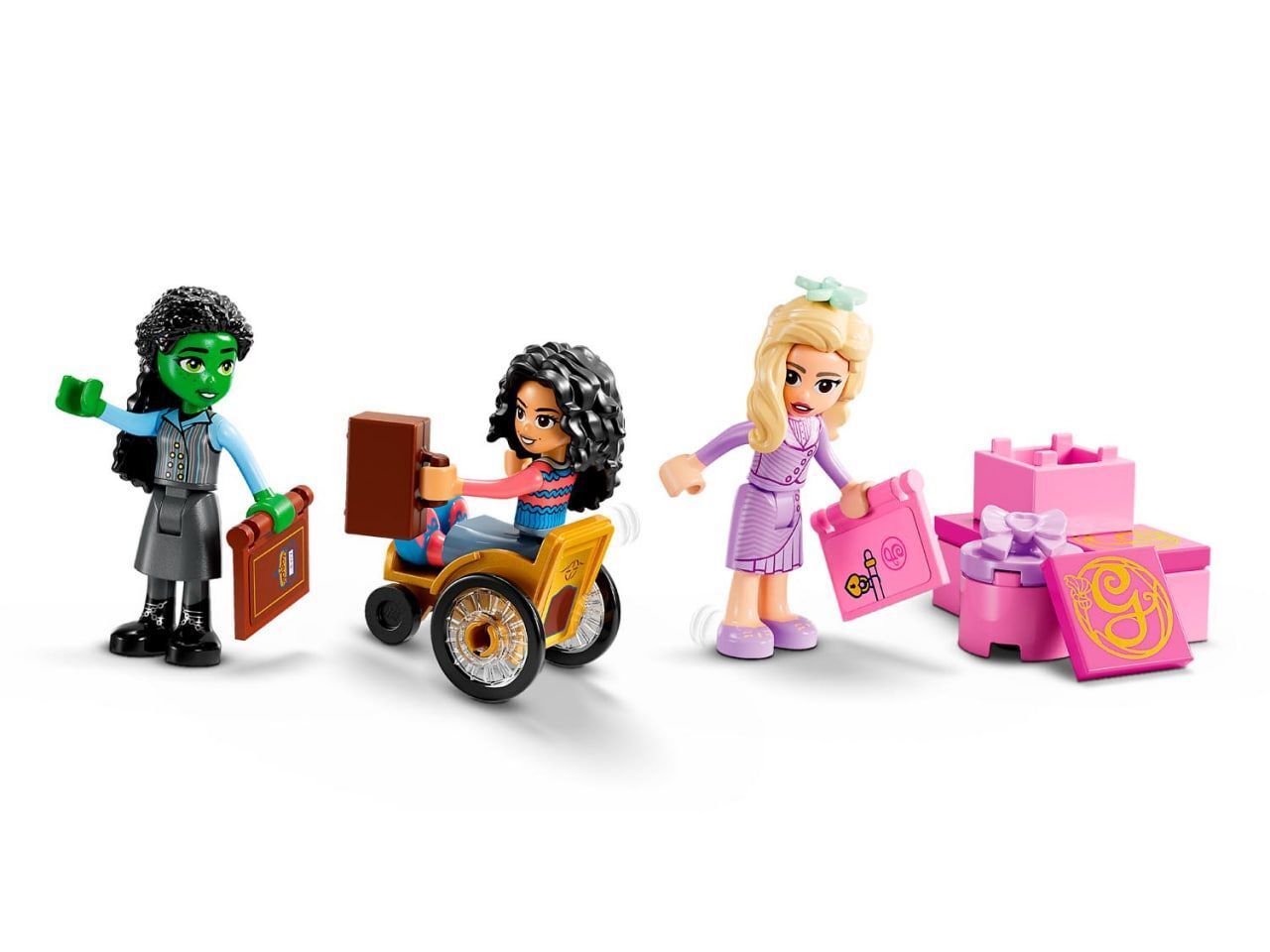 LEGO Wicked 75681 Глинда, Эльфаба и Несса Роуз в университете Шиз