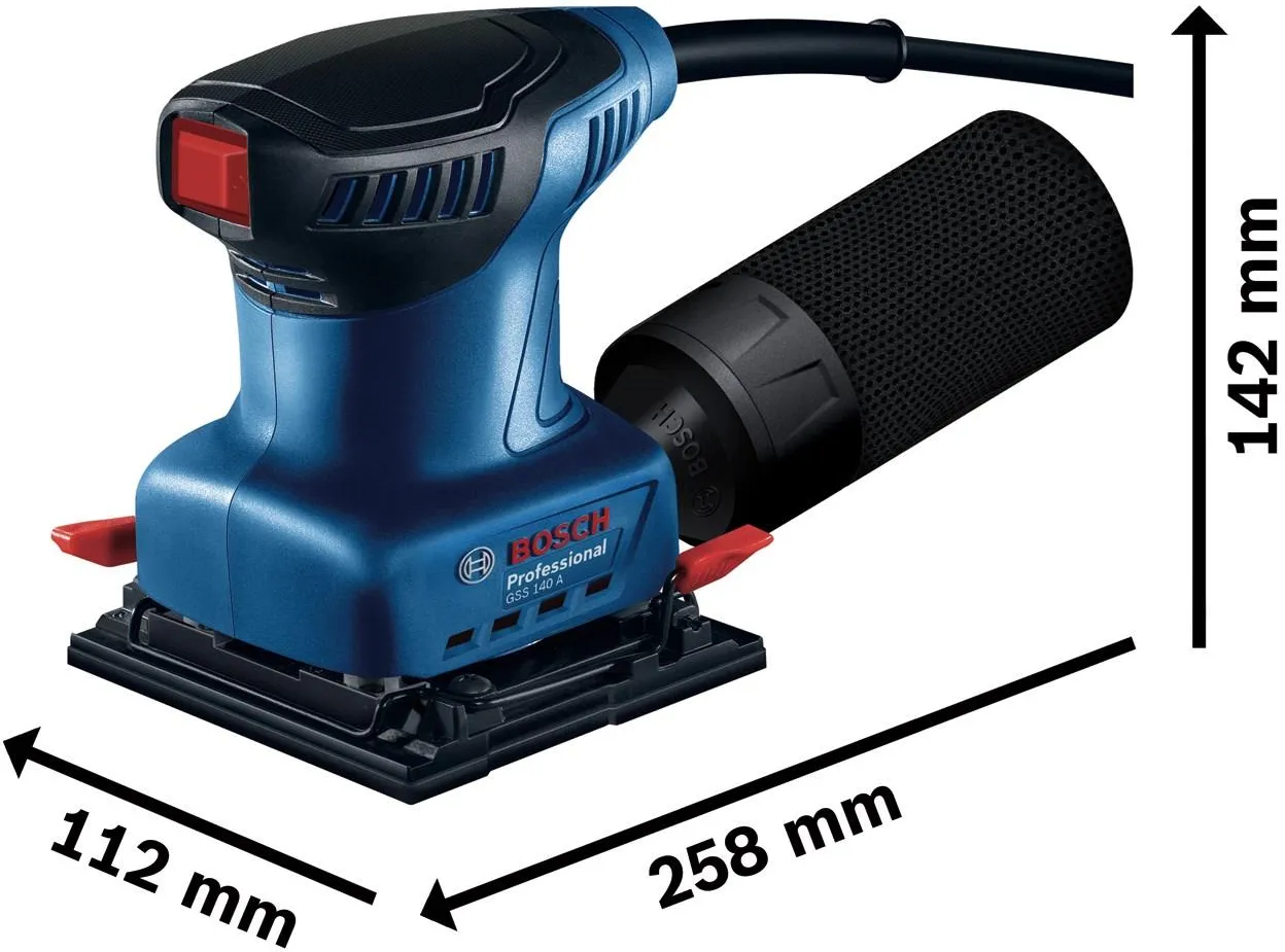 Ленточная шлифовальная машина сетевая Bosch GSS 140 A Professional 06012A8021