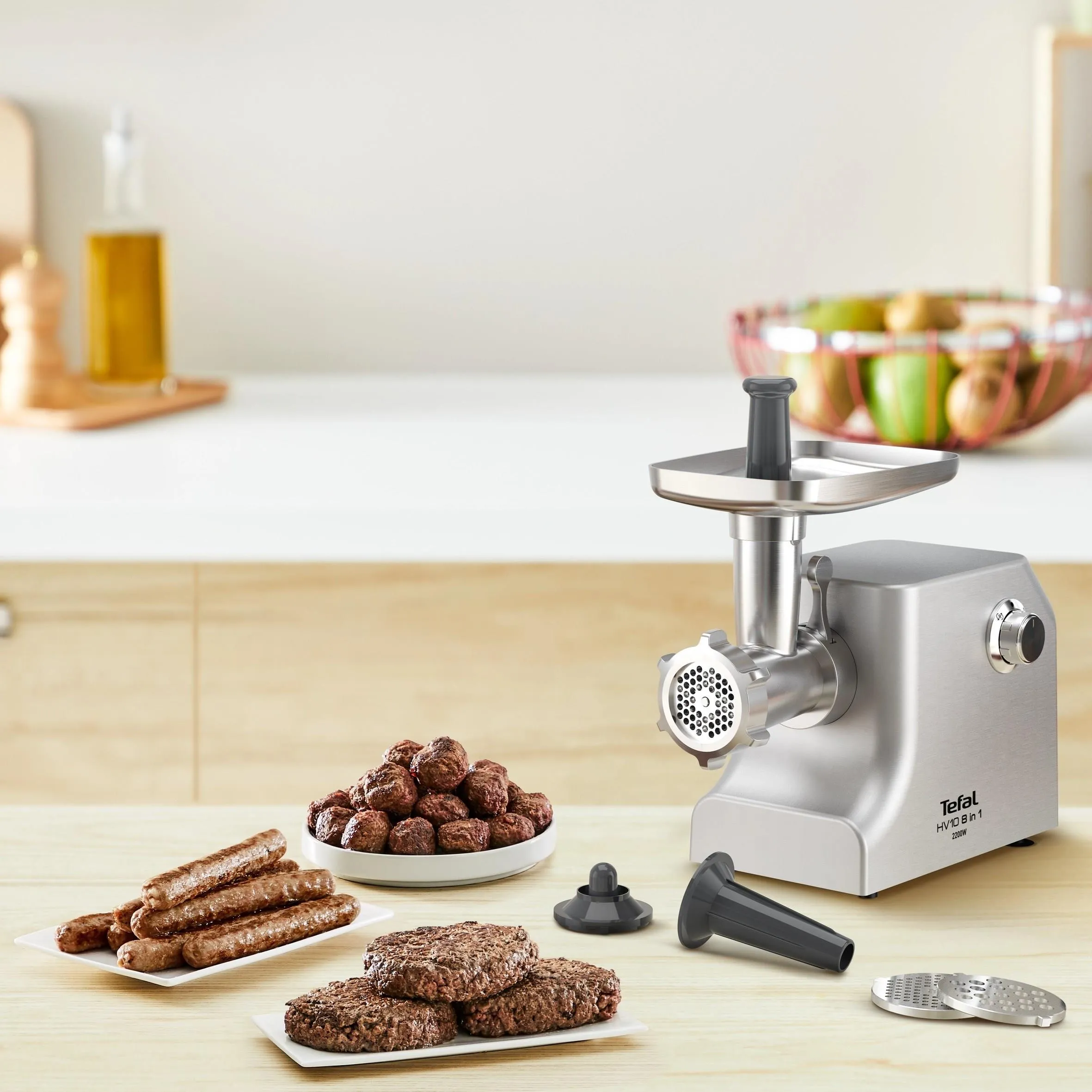 Мясорубка электрическая Tefal HV10 8-в-1 NE858D38ясор