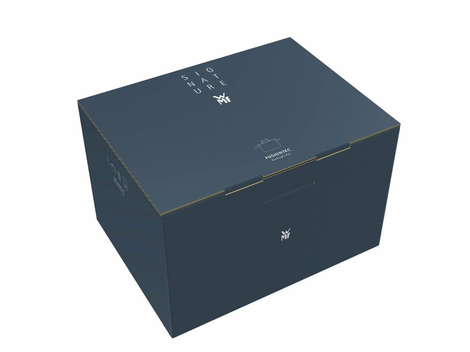 Кастрюля WMF 6,4 л 24 см Fusiontec Functional Black черная с крышкой