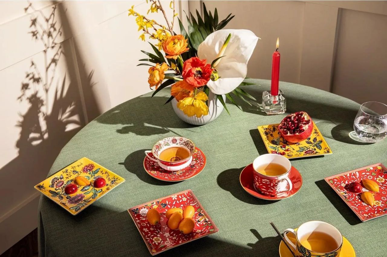 Блюдо Wedgwood Wonderlust 14,5 см Yellow Tonquin (40023909)