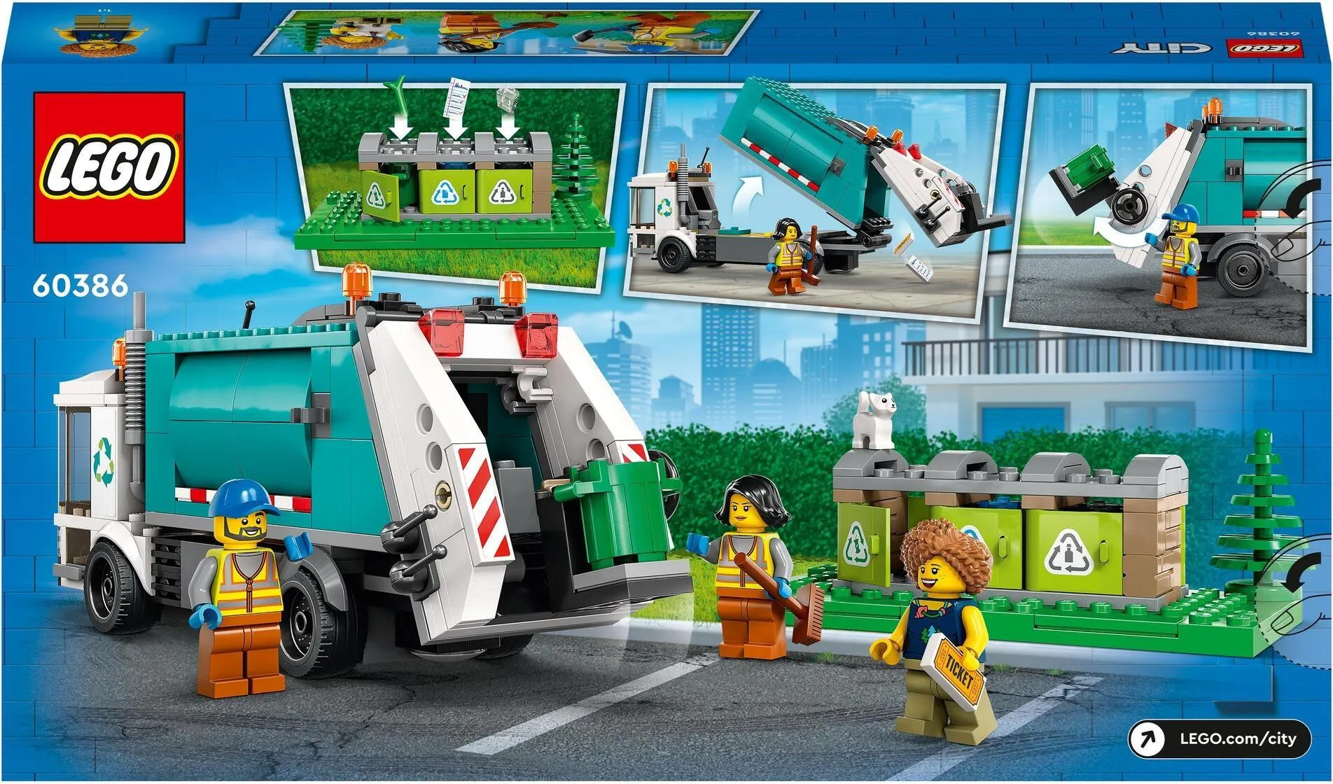 LEGO City 60386 Мусоровоз для переработки