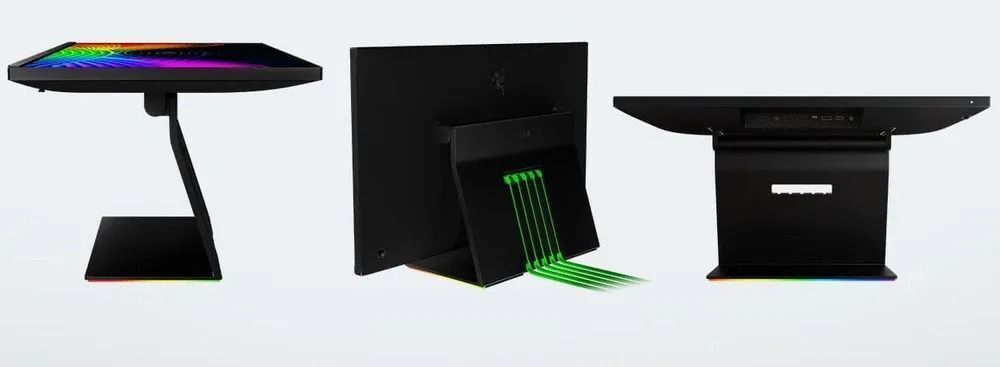 27" Монитор Razer Raptor 2560x1440 ; 165 Гц, IPS, 1 мс, 1000:1, 400 кд/м2, 178°/178°, DisplayPort, HDMI, USB Type C, USB х2, AMD FreeSync