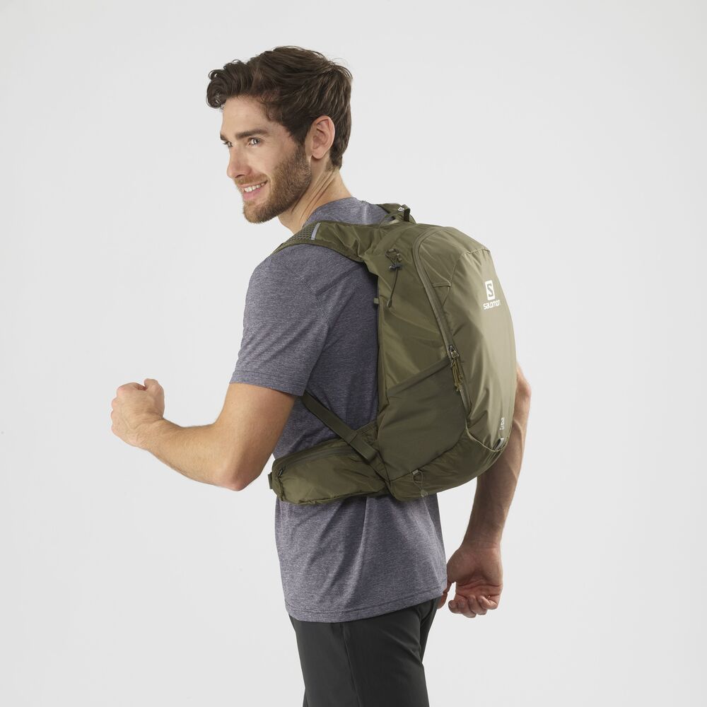 Рюкзак Salomon Trailblazer 20л Martini Olive Olive Night Ebony