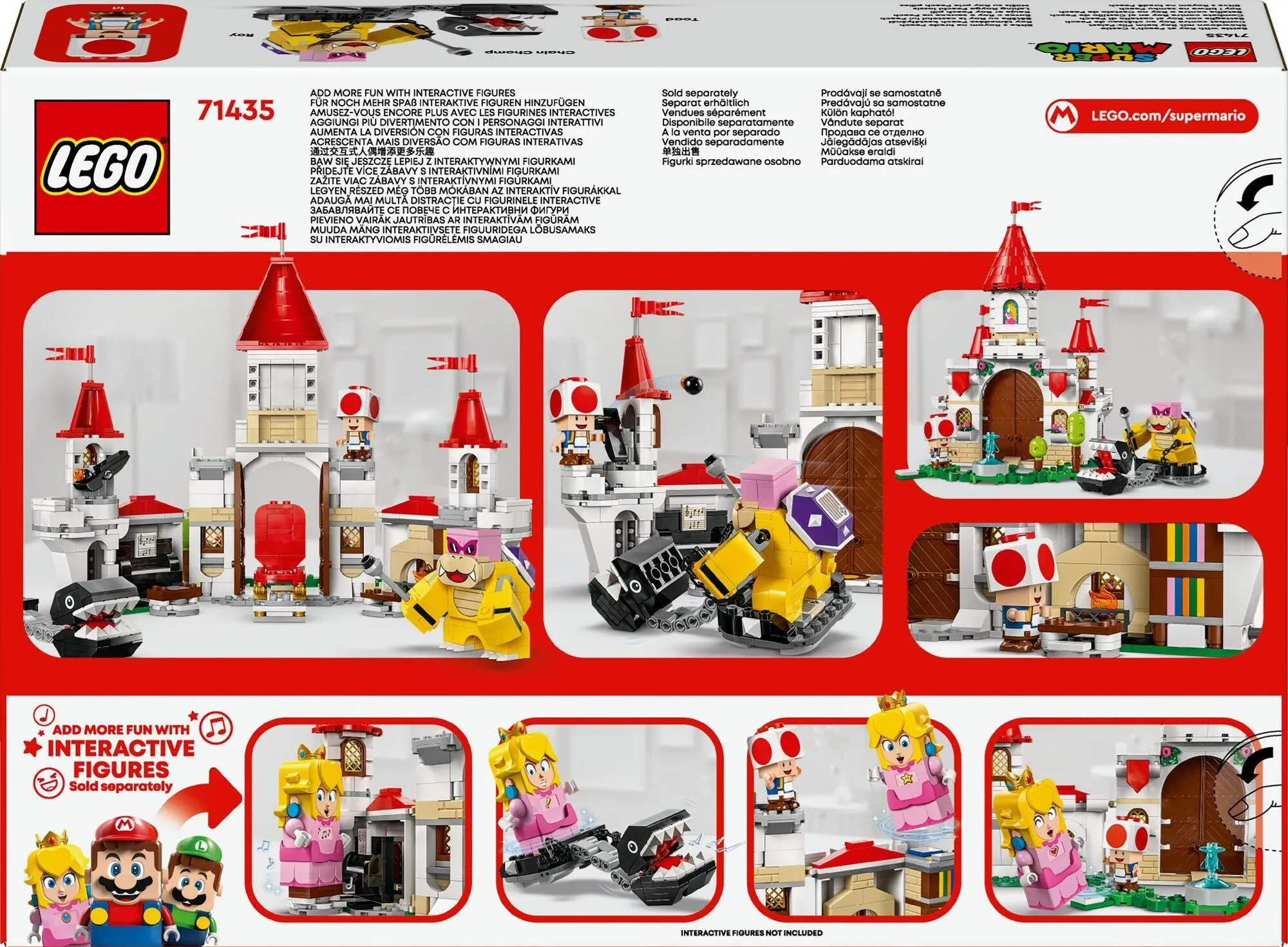 Конструктор LEGO Super Mario 71435 Рой и битва в замке Пич