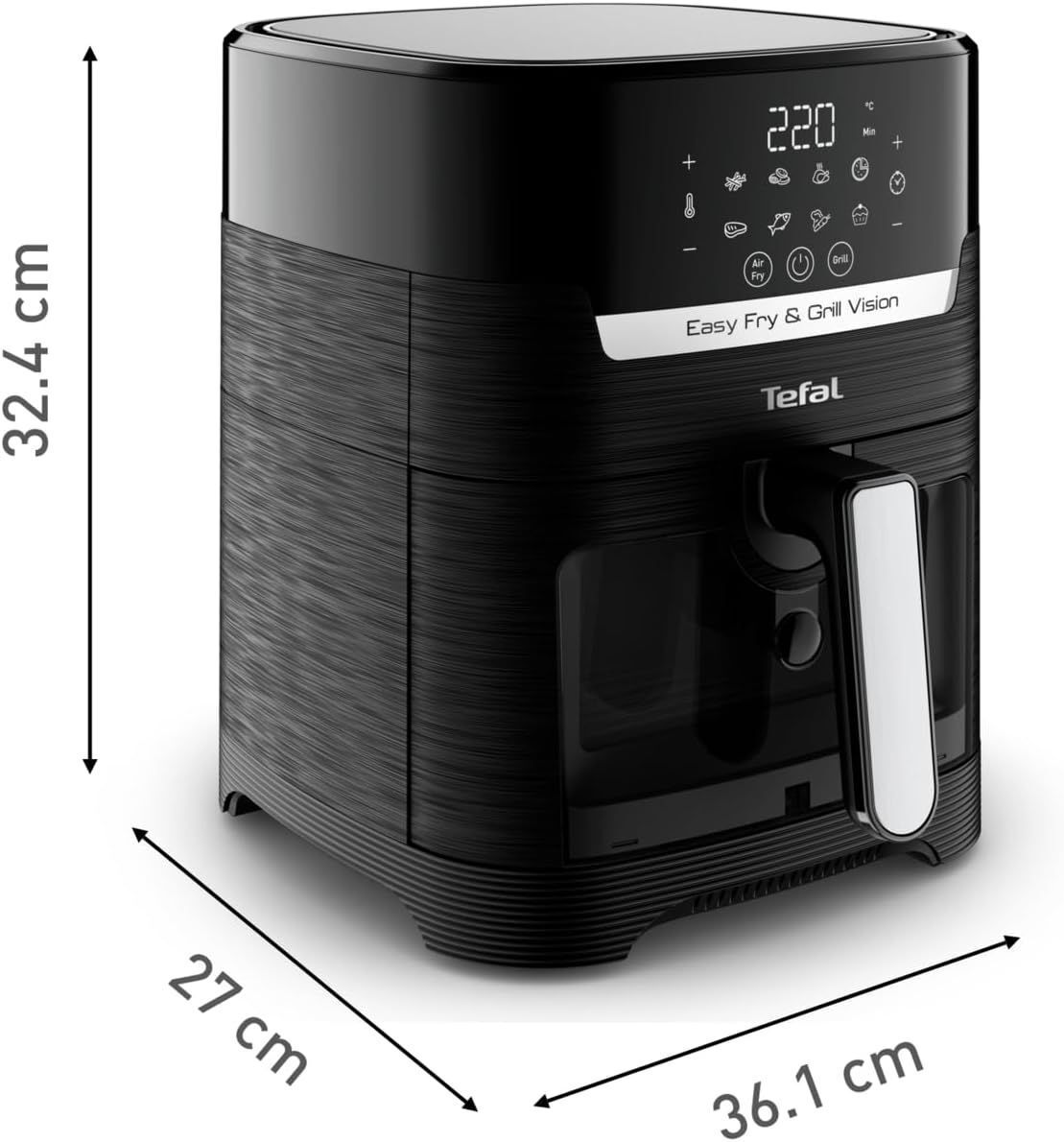 Фритюрница TEFAL EY5068 Easy Fry&Grill Vision, 4.2 л