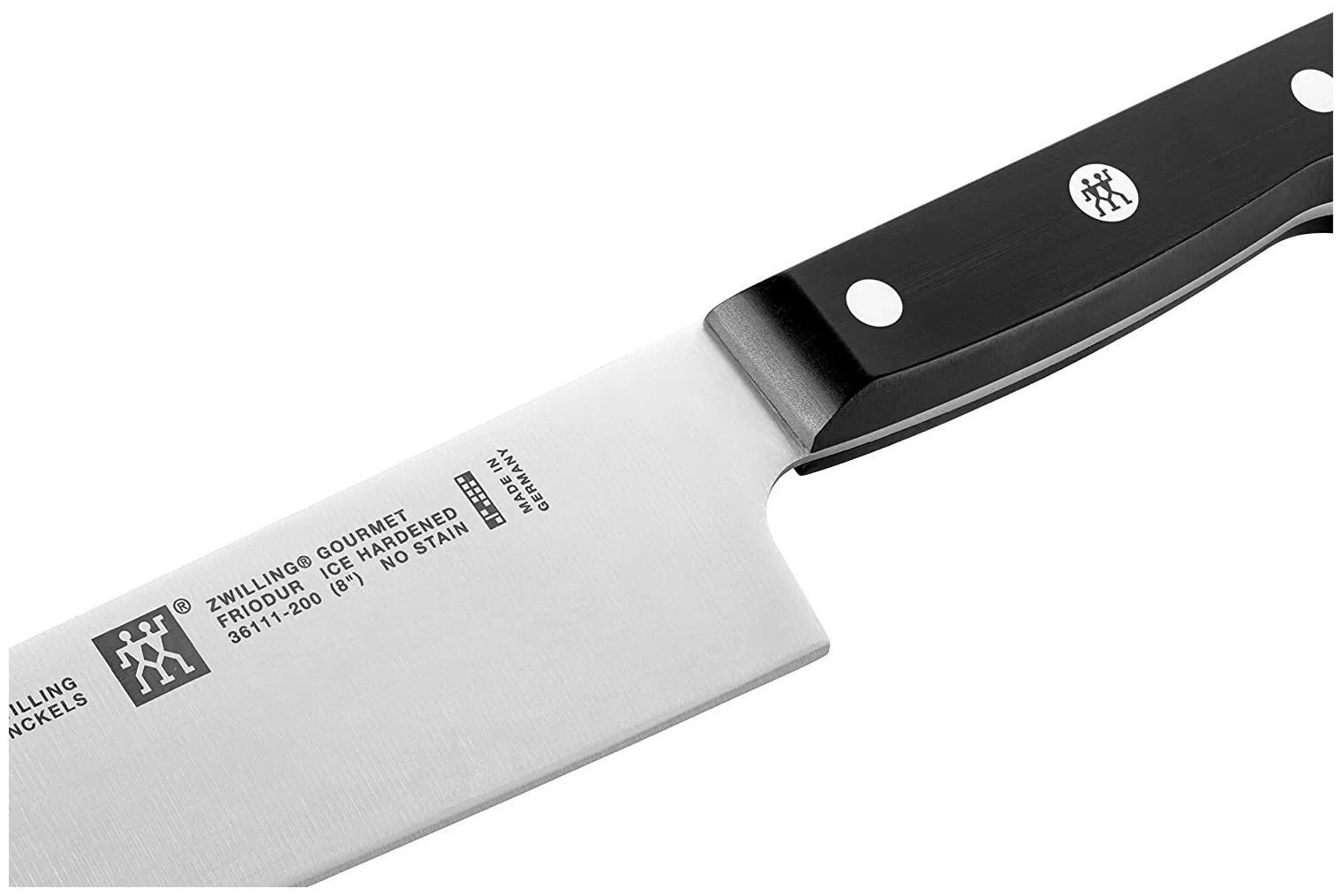 Набор кухонных ножей в подставке с заточкой Gourmet, 7 предметов, нержавеющая сталь, Zwilling J. A. Henckels, 36133-000