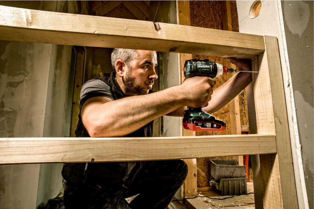 Дрель-шуруповёрт аккумуляторная Metabo BS 18 LT BL Q 602334800 в кейсе metaBOX с 2 аккумуляторами LiHD 18 V/4.0 Ah