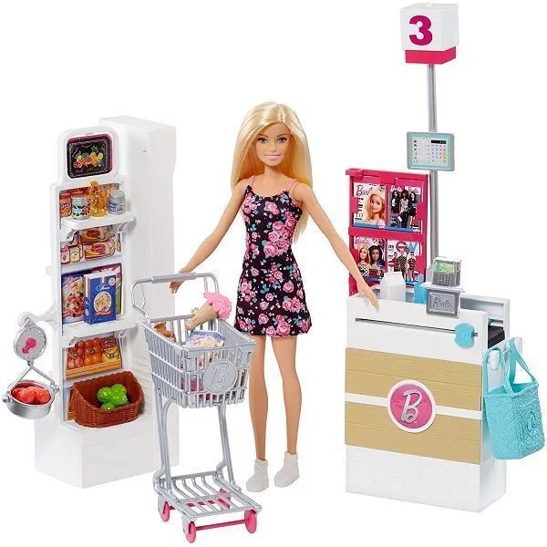 Набор Barbie Супермаркет FRP01