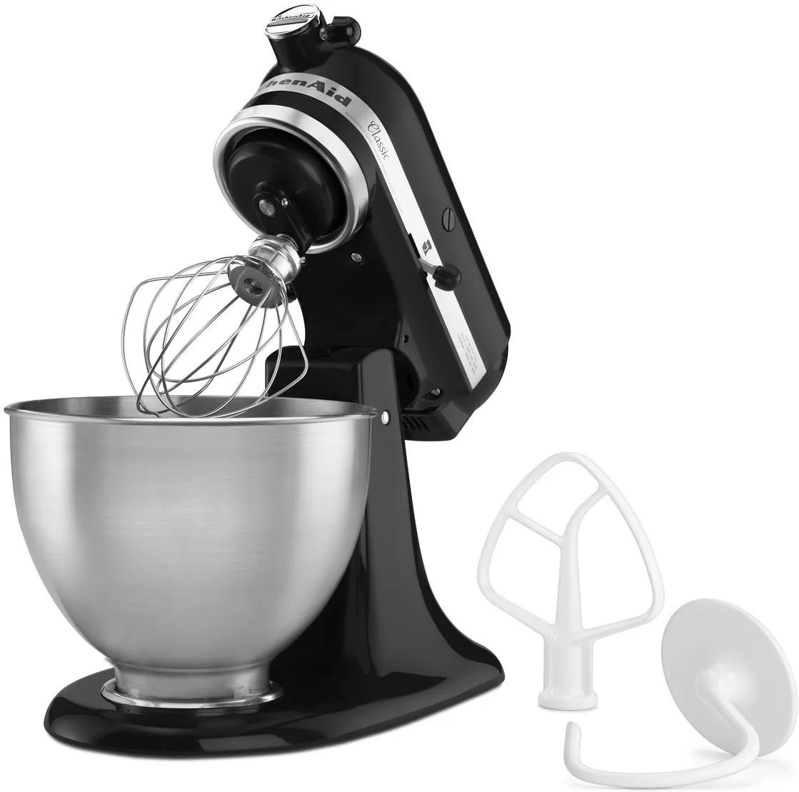 Планетарный миксер KitchenAid Classic 5K45SSEOB, чёрный