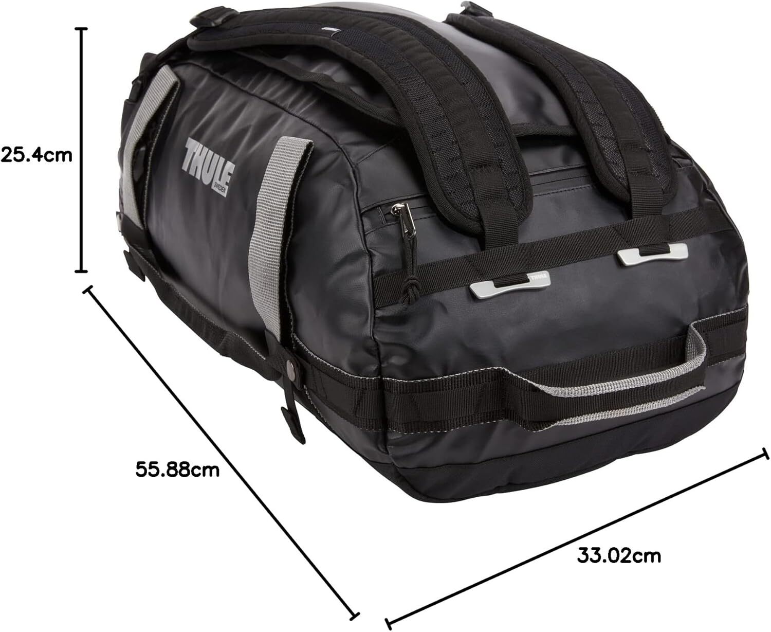 Сумка спортивная THULE Chasm, 40 л, плечевой ремень, черный