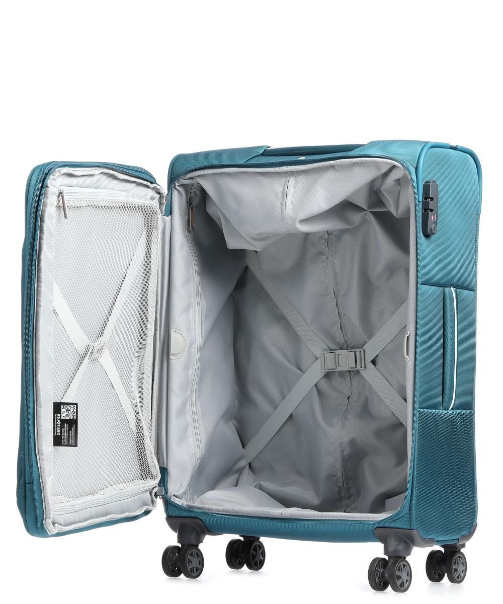 Чемодан Samsonite Popsoda, 73.5 л, размер M, бирюзовый
