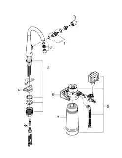 Смеситель для кухни Grohe Zedra 30026DC2