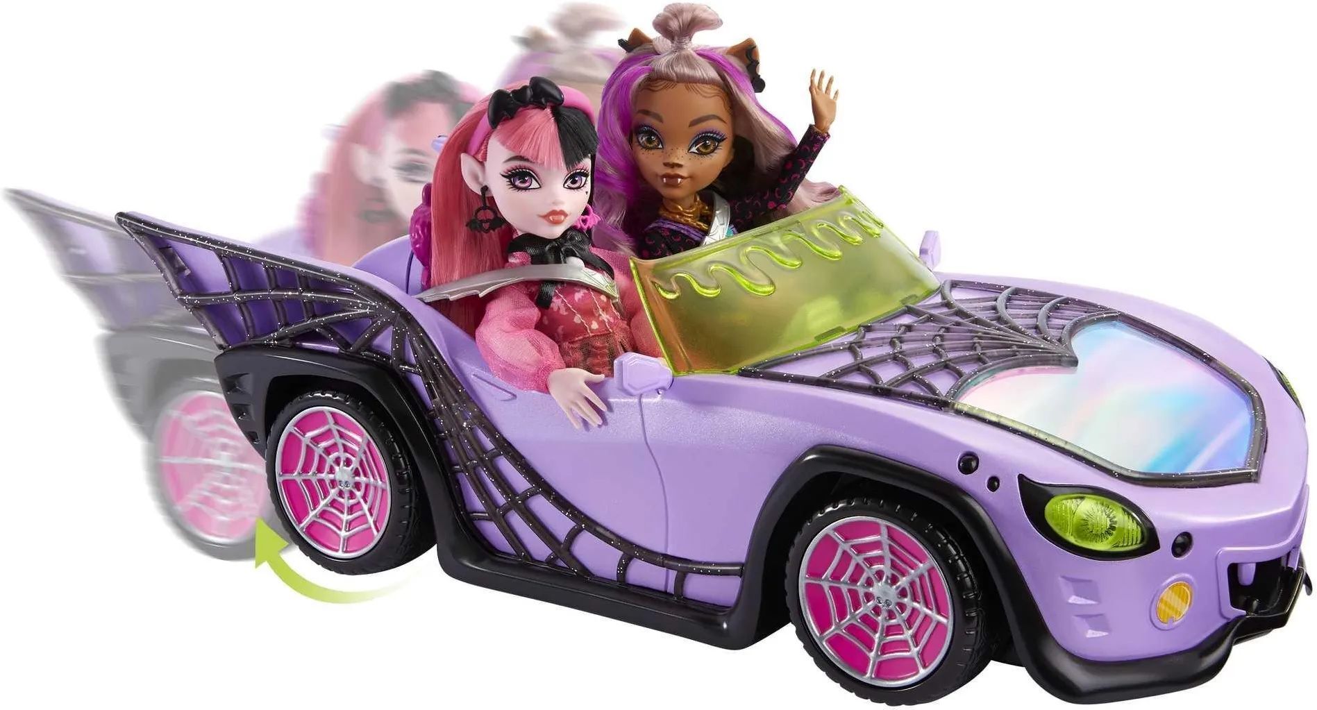 Игрушка Mattel Monster High Фиолетовый кабриолет HHK63
