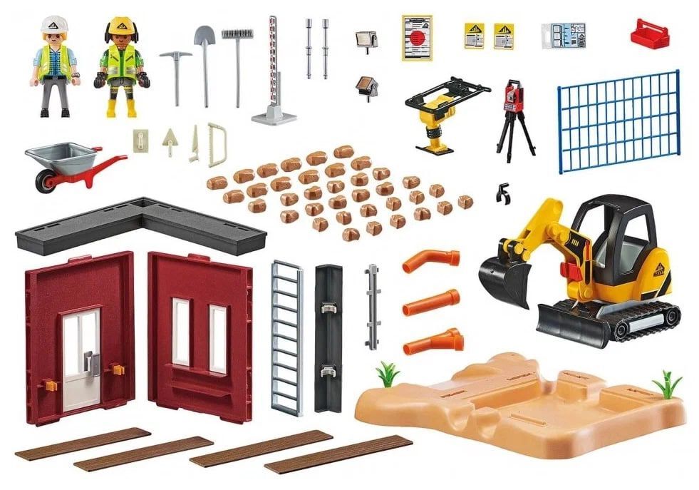 Playmobil City Action 70443 Мини-экскаватор, 117 дет.