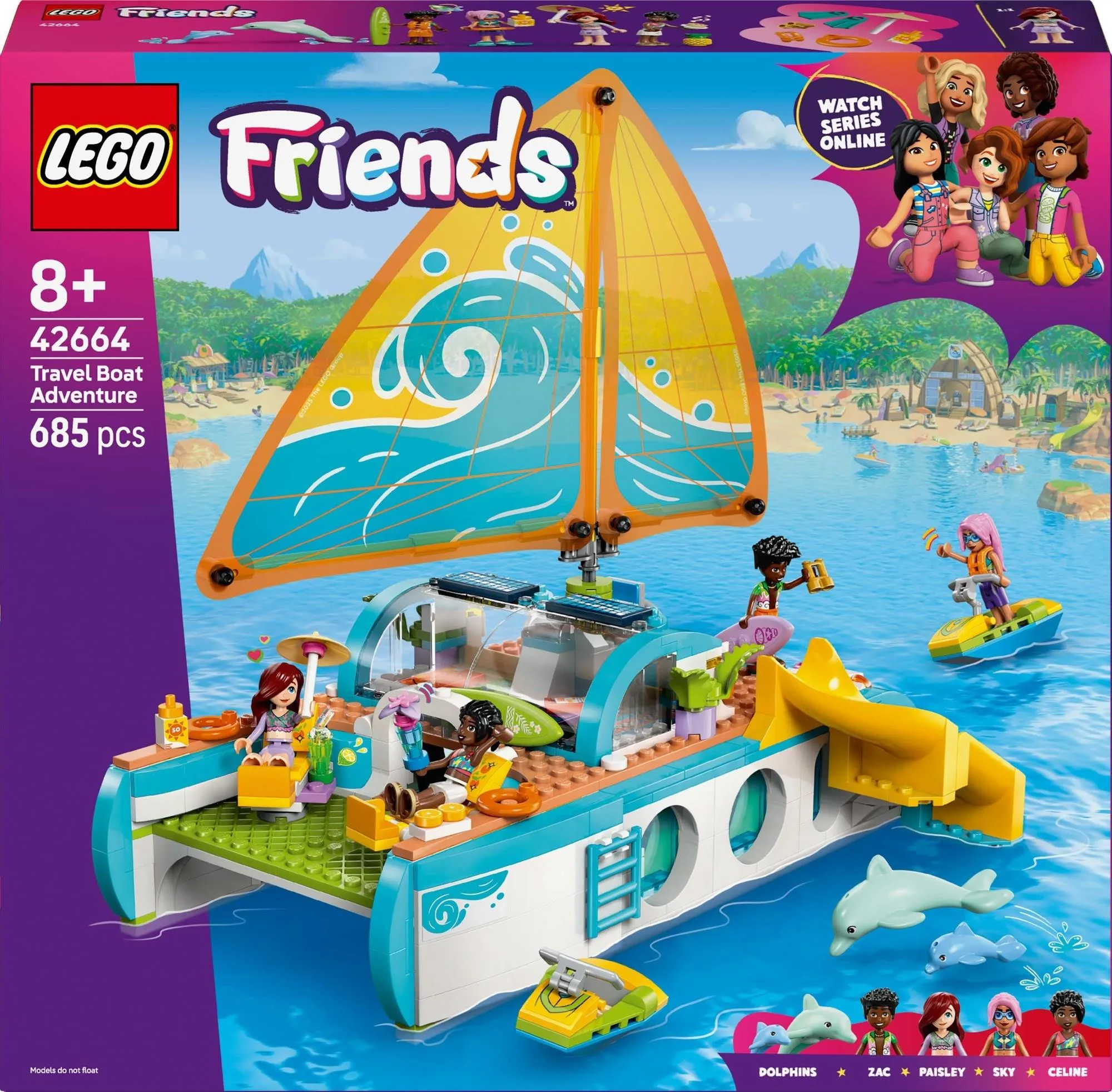 LEGO Friends 42664 Приключение на лодке
