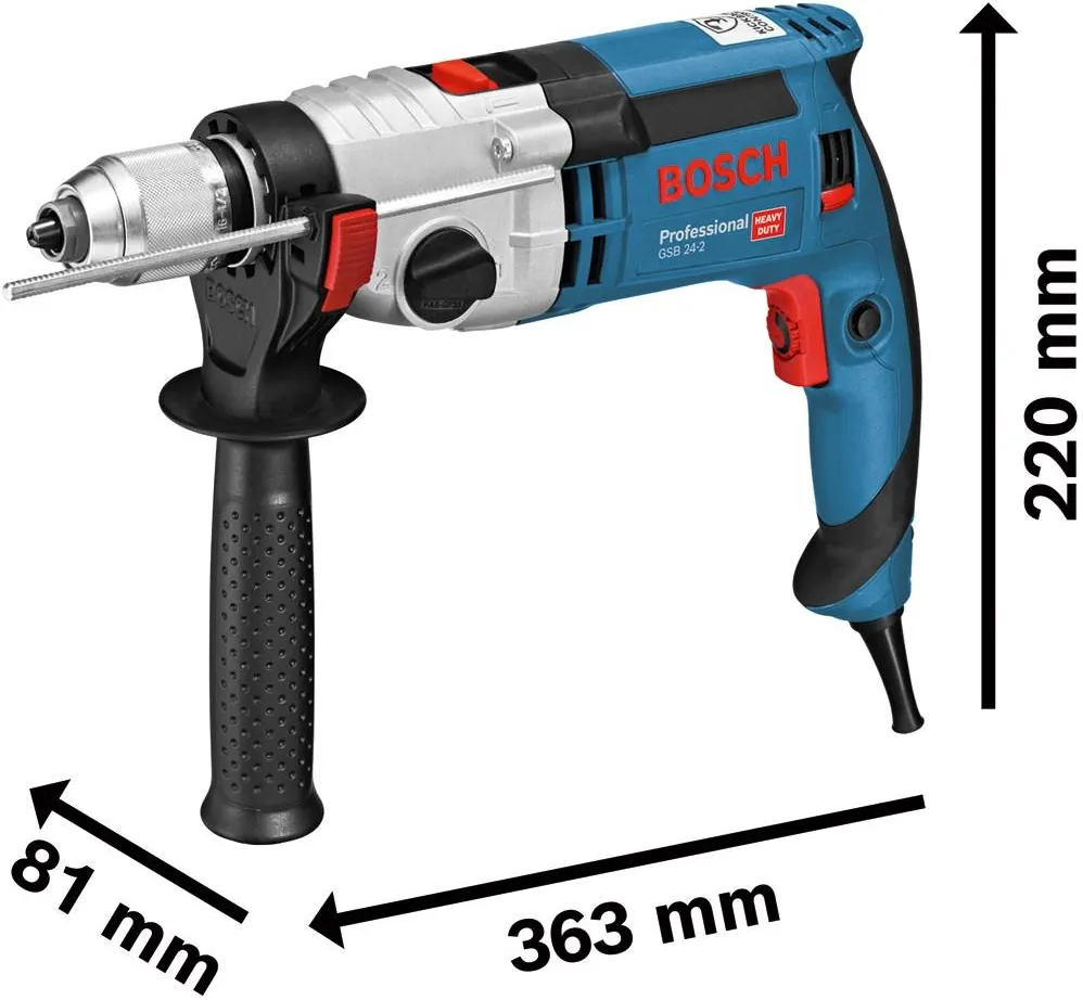 Ударная дрель Bosch GSB 24-2 Professional 060119C801