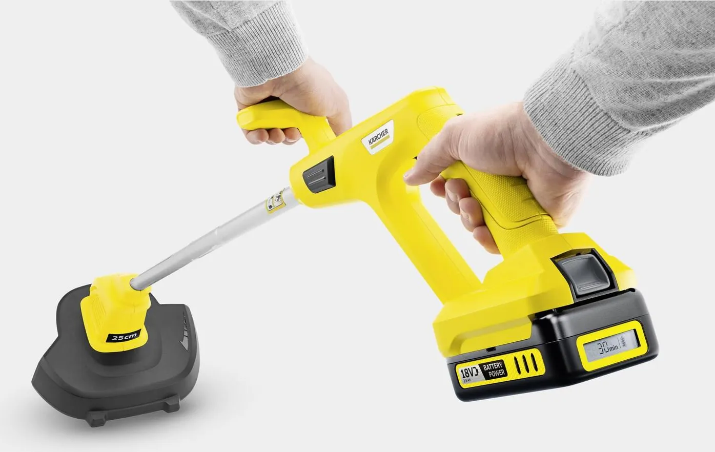 Аккумуляторный триммер KARCHER LTR 18-25 1.444-300.0