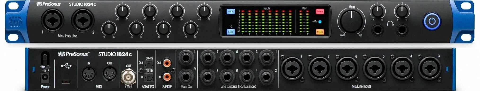 Внешняя звуковая карта PreSonus Studio 1824c