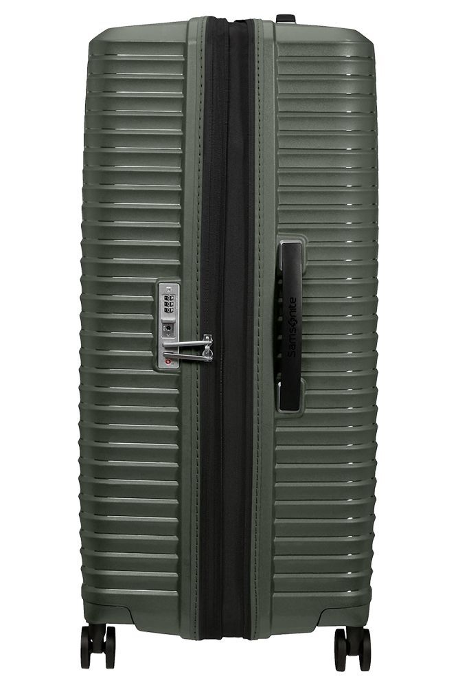 Чемодан на колесах с амортизацией Samsonite Upscape Spinner 81 см Expandable 133/145 л, зеленый