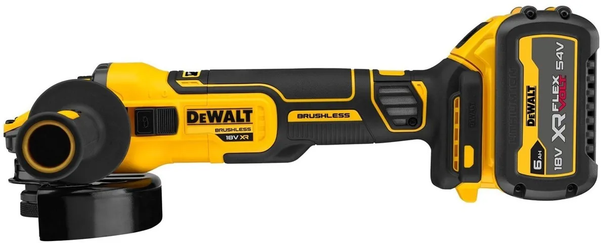 Аккумуляторная угловая шлифмашина (УШМ) DeWalt DCG409T1, с 1 АКБ FlexVolt и ЗУ