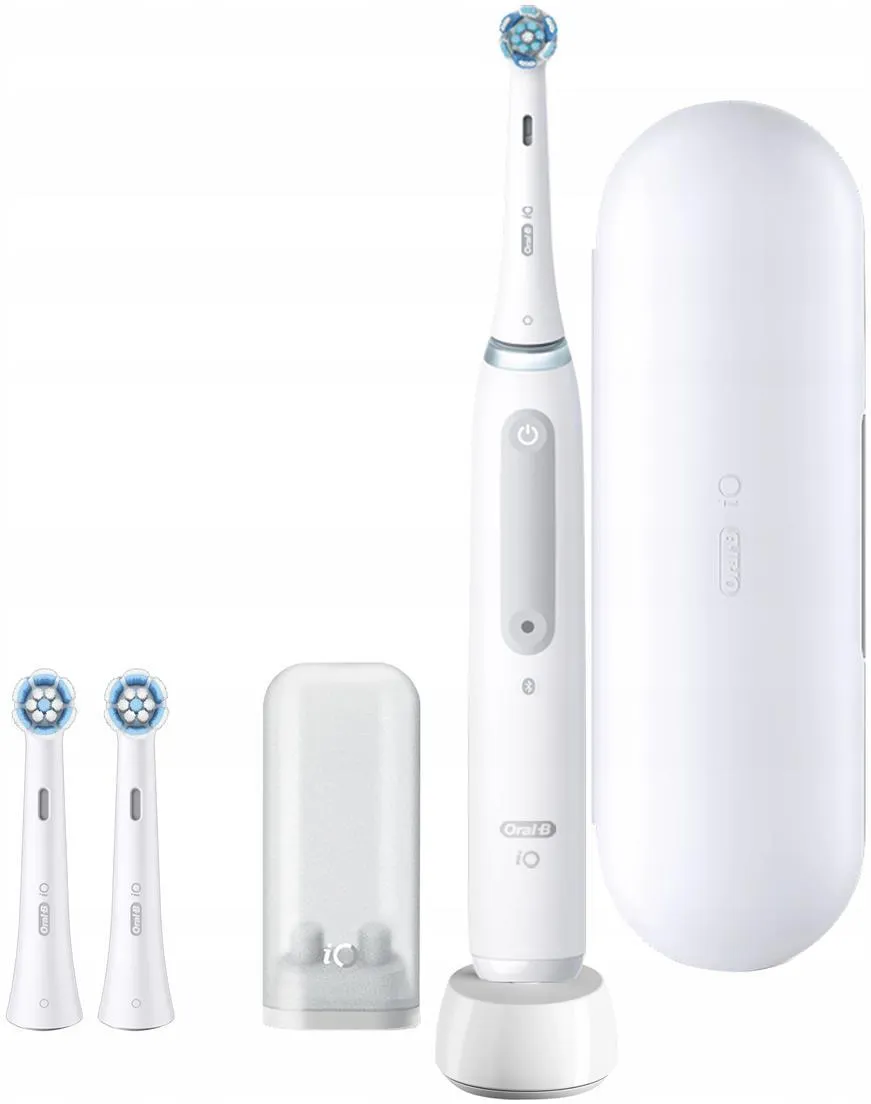 Электрическая зубная щётка Oral-B iO Series 4s Quite White, с зарядной станцией
