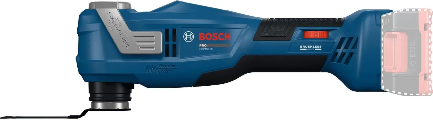 Аккумуляторный мультитул Bosch GOP 18V-30 Professional 06018G3001