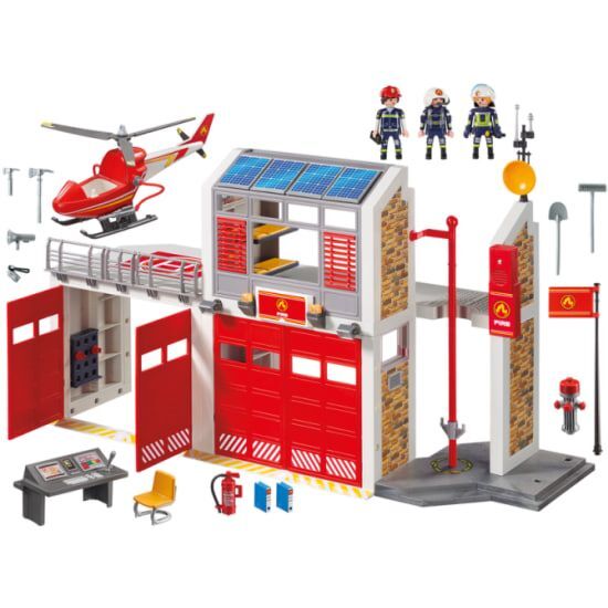 Набор с элементами конструктора Playmobil City Action 9462 Пожарная служба: Пожарная станция, 181 дет.