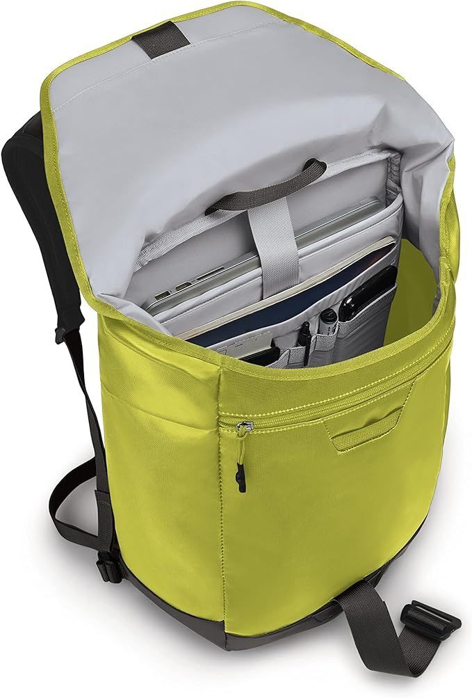 Рюкзак Osprey Transporter Flap Unisex Lifestyle Pack 20 л, lemongrass yellow black