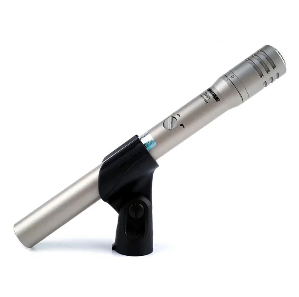 Микрофон проводной Shure SM81-LC, серебристый