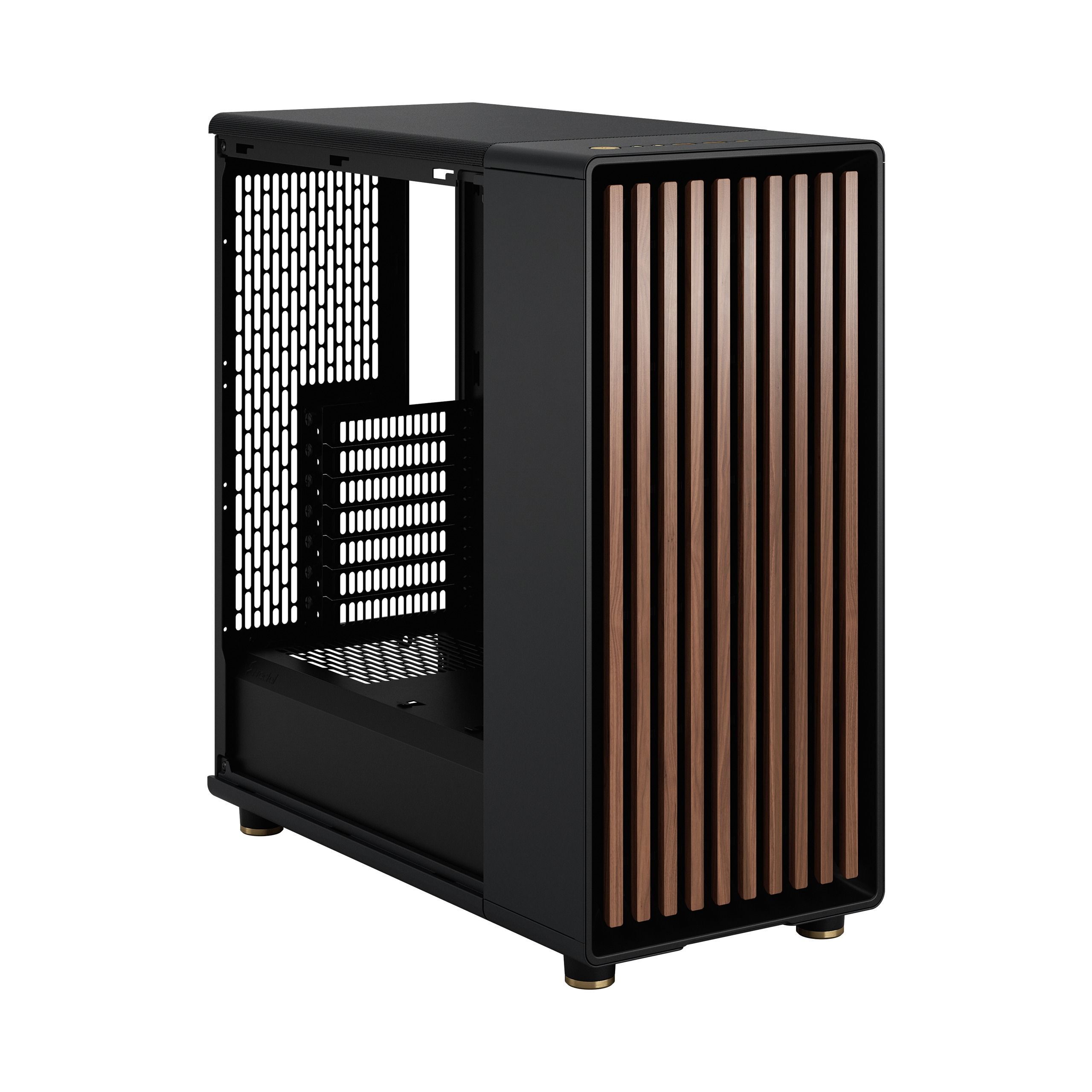 Корпус Fractal Design North TG Dark, Mid Tower, FD-C-NOR1C-02, угольно-черный