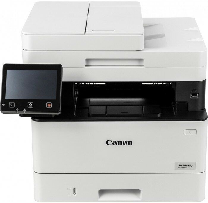 МФУ лазерное Canon i-SENSYS MF443dw, ч/б, A4, белый/черный